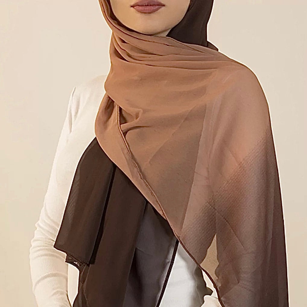 chiffon ombre hijab